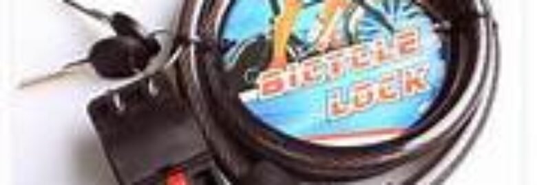 Kunci Gembok Sepeda Panjang Anti Maling Model Kabel